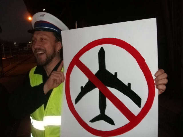 Mobilisation des OC62 contre l'aéroport Notre Dame des Landes